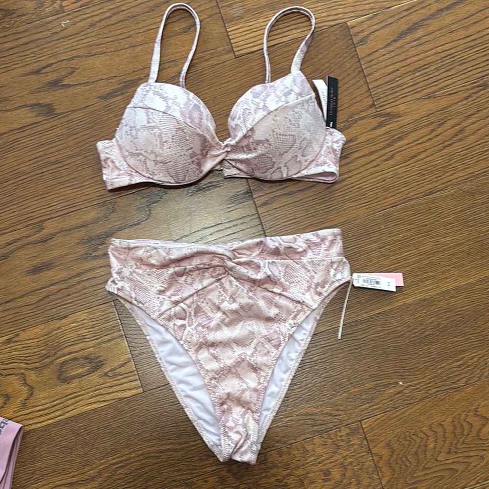 Victoria's Secret Pink Snake Print Bikini